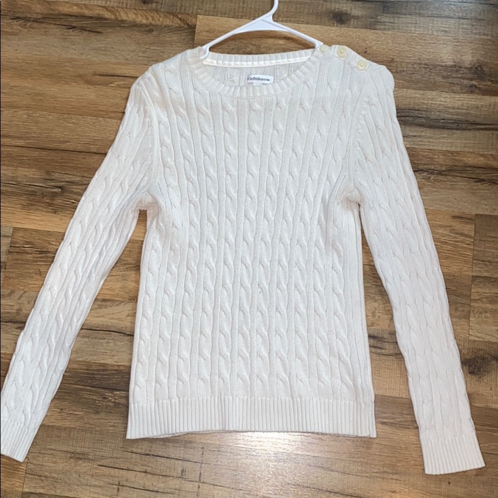 White sweater